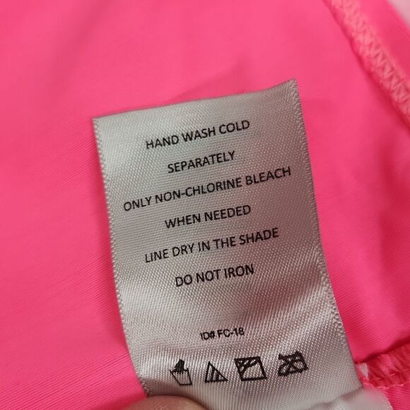 🧚‍♂️Free Country Fuchsia, Coral Orange, & Pink Colorblock Tankini - Picture 10 of 12